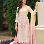 Autumnlane Faiza Pink Full Work Premium Pakistani Suit Set